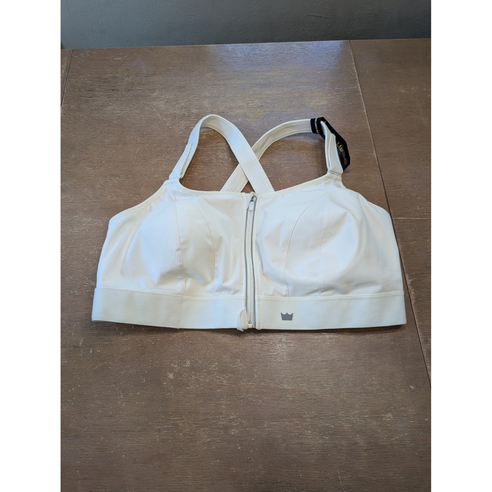 SHEFIT Ultimate Sports Bra 6 Luxe women's white comfort‎ running yoga athletic